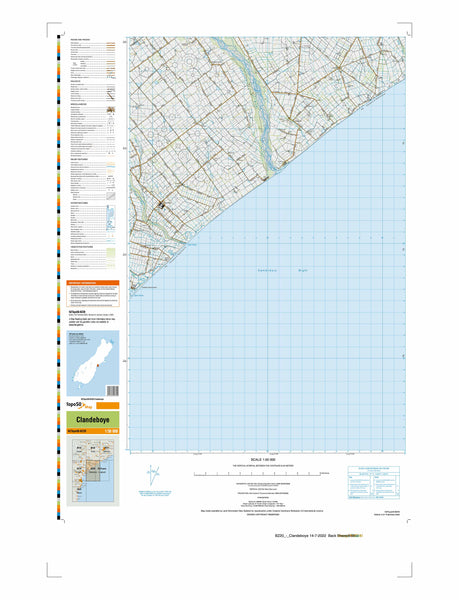 BZ20 - Clandeboye Topo50 map