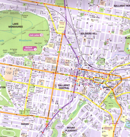 Ballarat Grampians & Spa Country UBD, Buy Map of Ballarat Grampians ...