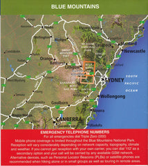 Blue Mountains North (NSW) Topographic Folded Map by Spatial Vision