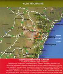 Blue Mountains South (NSW) Topographic Folded Map by Spatial Vision