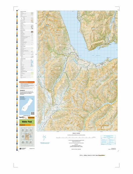 CC10 - Walter Peak Topo50 map