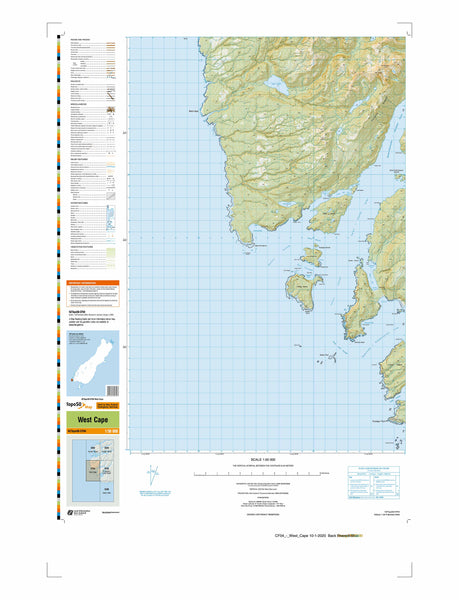 CF04 - West Cape Topo50 map