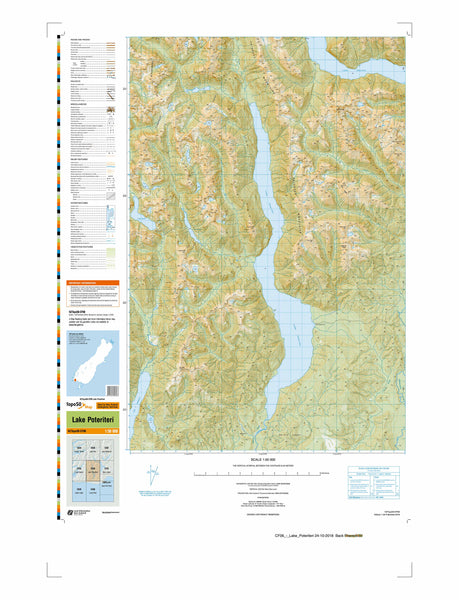 CF06 - Lake Poteriteri Topo50 map