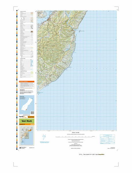 CF16 - Taieri Mouth Topo50 map