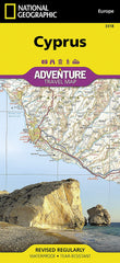 Cyprus National Geographic Folded Map