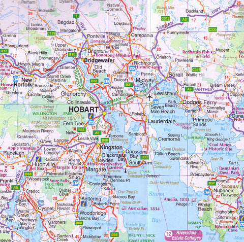 Hobart UBD Map, Buy Map of Hobart - Mapworld