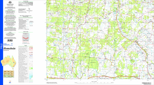 Homeboin SG55-15 Topographic Map 1:250k