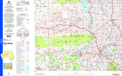 Horsham SJ54-03 Topographic Map 1:250k