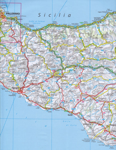 Italy South Hallwag,Buy Map of Italy - Mapworld