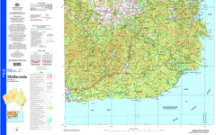 Mallacoota SJ55-08 Topographic Map 1:250k