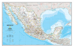 Mexico NGS 876 x 575mm Wall Map