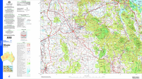 Monto SG56-01 Topographic Map 1:250k