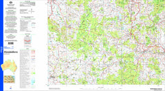 Mundubbera SG56-05 Topographic Map 1:250k