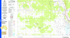 Newcastle Waters SE53-05 Topographic Map 1:250k