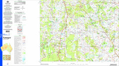 Nymagee SI55-02 Topographic Map 1:250k