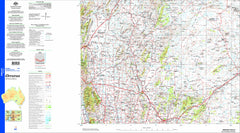 Orroroo SI54-01 Topographic Map 1:250k