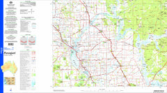 Perenjori SH50-06 1:250k Topographic Map