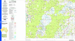 Pooncarie SI54-08 Topographic Map 1:250k