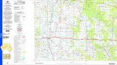 Quilpie SG55-09 Topographic Map 1:250k