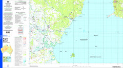 Roper River SD53-11 Topographic Map 1:250k