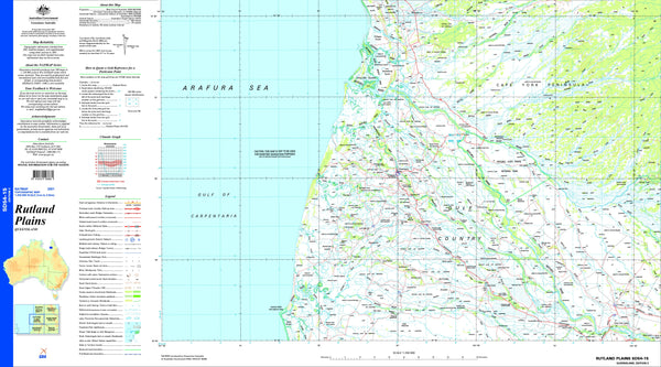 Rutland Plains SD54-15 Topographic Map 1:250k