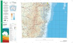 SH-56 Armidale 1:1 Million General Reference Topographic Map