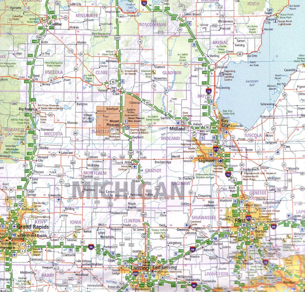 Great lakes Hallwag, Buy Great Lakes Map - Mapworld