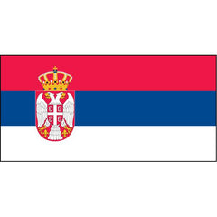 Serbia (Post 2010) Flag 1800 x 900mm