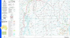 Springvale SF54-14 Topographic Map 1:250k