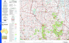 St Arnaud SJ54-04 Topographic Map 1:250k