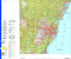 Sydney Special SI56-05 Topographic Map 1:250k