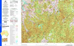 Tallangatta SJ55-03 Topographic Map 1:250k