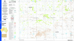 Tanami East SE52-16 Topographic Map 1:250k