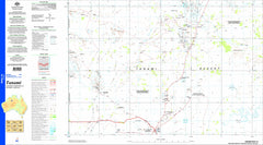 Tanami SE52-15 Topographic Map 1:250k