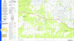 Tanumbirini SE53-02 Topographic Map 1:250k