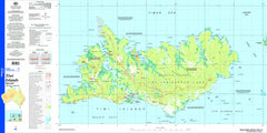 Tiwi Islands Special SC52-16 Topographic Map 1:250k