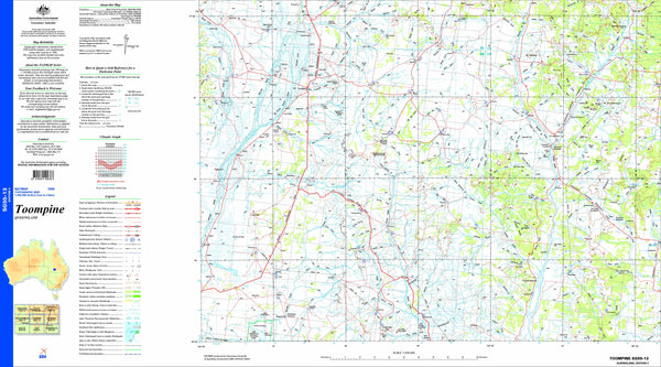 Toompine SG55-13 Topographic Map 1:250k