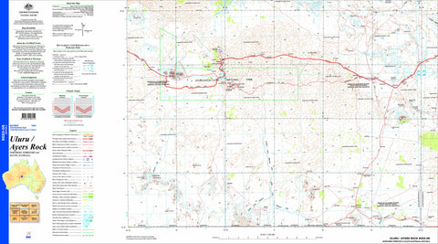 Buy Uluru   Ayers Rock Sg52-08 Topographic Map 1:250k