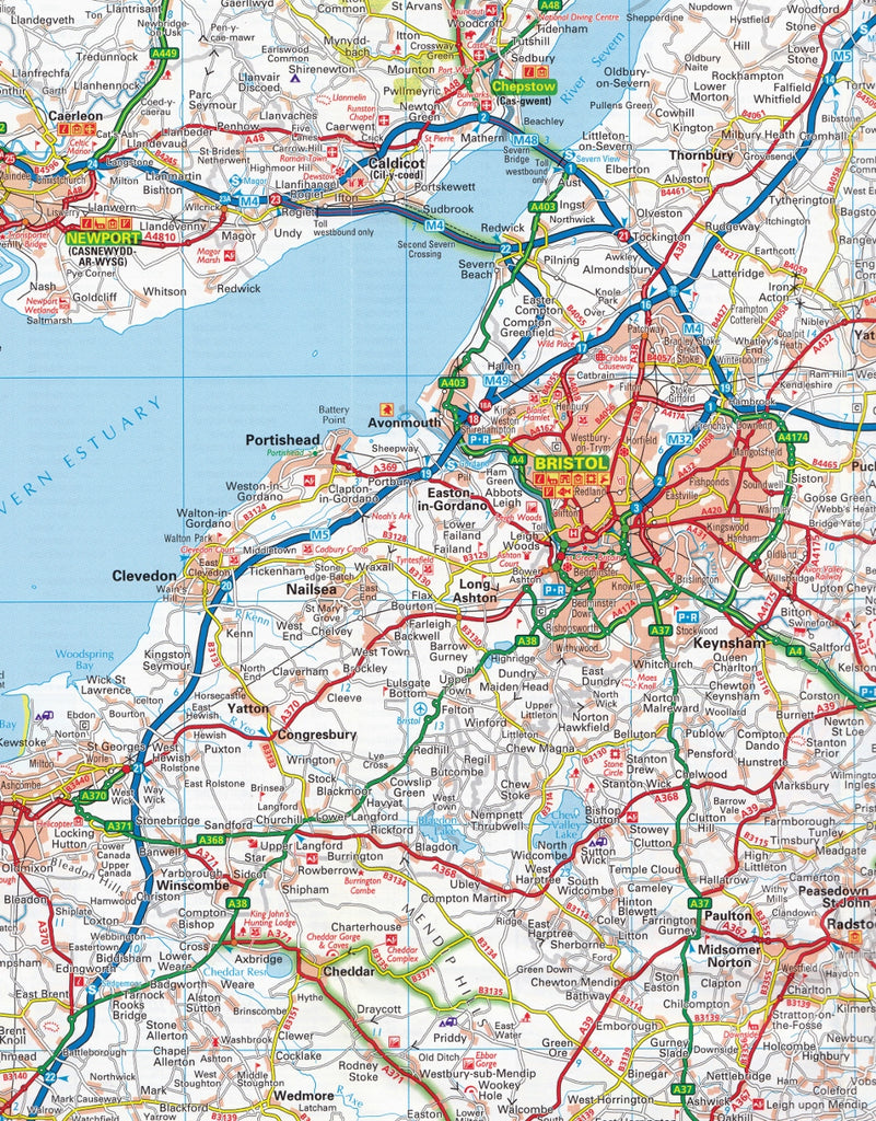 The West Country AA, Buy map of West Country- Mapworld