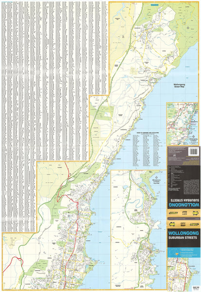 Wollongong Nowra & Berry UBD Map 299, Buy Map of Wollongong - Mapworld