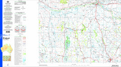 Walgett SH55-11 Topographic Map 1:250k