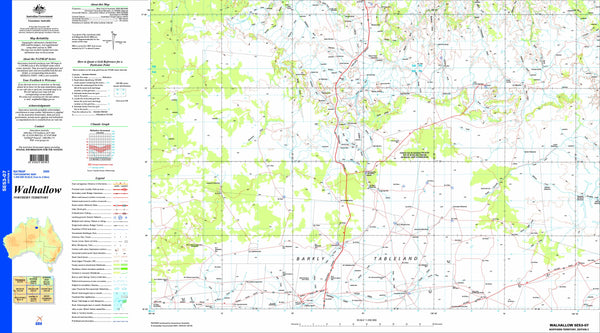 Walhallow SE53-07 Topographic Map 1:250k