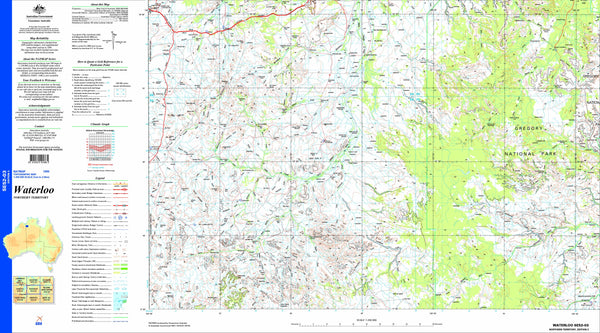 Waterloo SE52-03 Topographic Map 1:250k