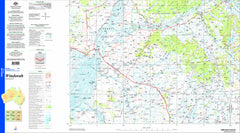 Windorah SG54-08 Topographic Map 1:250k