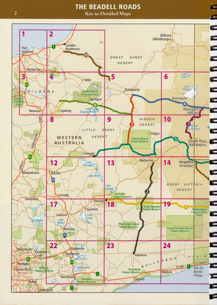 Buy The Beadell Roads Atlas & Guide Westprint - Mapworld