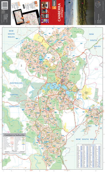 Canberra Hema Handy Map, Buy Canberra Map - Mapworld