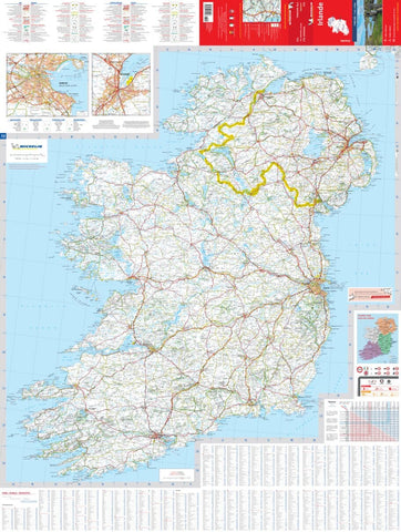 Ireland Michelin Map, Buy Map of Ireland - Mapworld