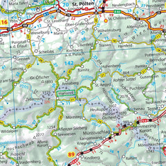 Germany,Austria, Czech Republic & Benelux Map Michelin Map 719