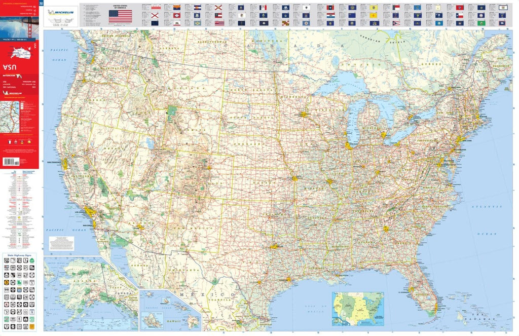 United States Michelin, Buy Map of United States - Mapworld