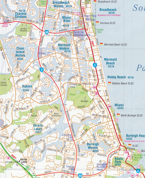 Gold Coast Hema Map, Buy Map of he Gold Coast - Mapworld